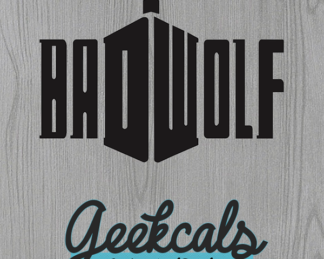 Bad Wolf Tardis Vinyl Wall Decal