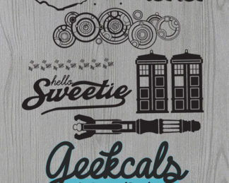 Doctor Who Mixer Vinyl Decal Set