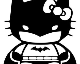 Hello Kitty Batman