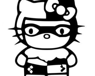 Hello Kitty Harley Quinn