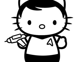 Star Trek Hello Kitty Captain Kirk