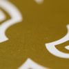 Glitter Gold Decal