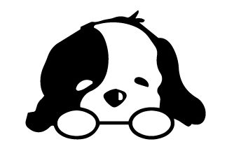 Cute Puppy Car Decal