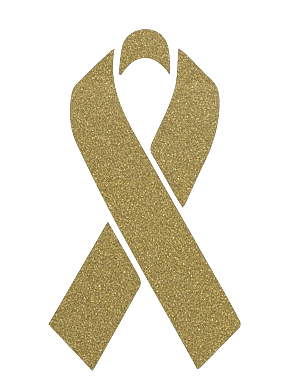 childhood cancer ribbon