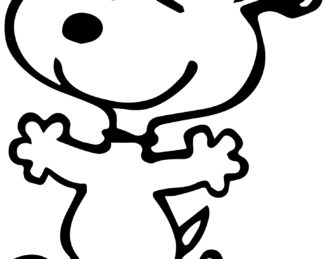 Dancing Snoopy Sticker