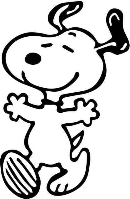 Dancing Snoopy Sticker