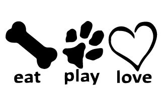 Eat Play Love Decal