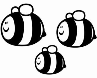 Bumbly Bees Decals