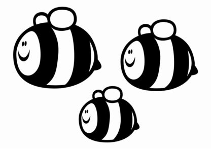 Bumbly Bees Decals