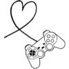 Gamer Love Vinyl Decal