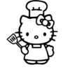 Chef Hello Kitty Sticker