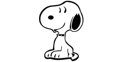 Smiling Snoopy Sticker