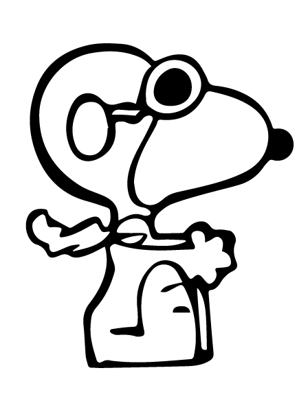 Baron Snoopy Decal