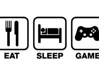 Eat Sleep Game Vinyl Decal