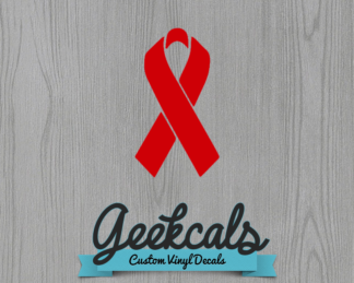 AIDS/HIV Awareness Vinyl Decal